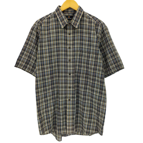 ピューリタン PURITAN 00s チェック柄 半袖シャツ メンズ import:L