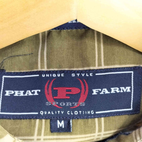 ファットファーム PHAT FARM 90-00s チェック柄 半袖シャツ メンズ import:M