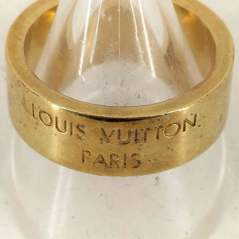 ルイヴィトン LOUIS VUITTON バーグ LV インスティンクト ゴールド メッキ リング メンズ