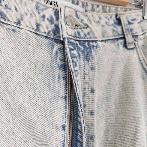 ザラ ZARA ウォッシュ加工 バギーデニムパンツ メンズ JPN:44
