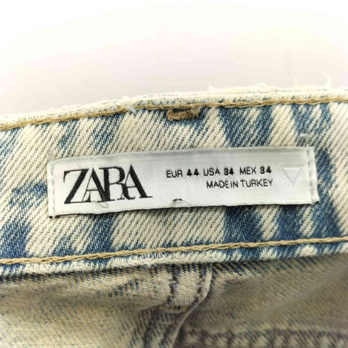 ザラ ZARA ウォッシュ加工 バギーデニムパンツ メンズ JPN:44