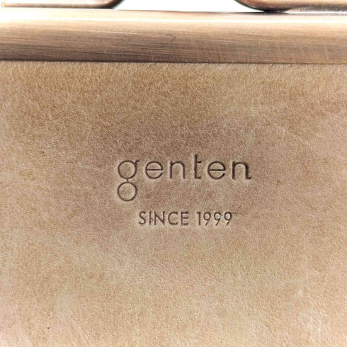 ゲンテン genten レザー がま口 財布 レディース