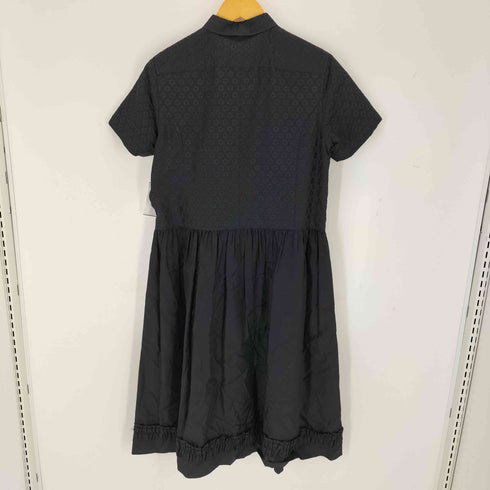 トリココムデギャルソン tricot COMME des GARCONS 17SS 花柄 切替 ギャザー フリル S/S ワンピース レディース JPN:M