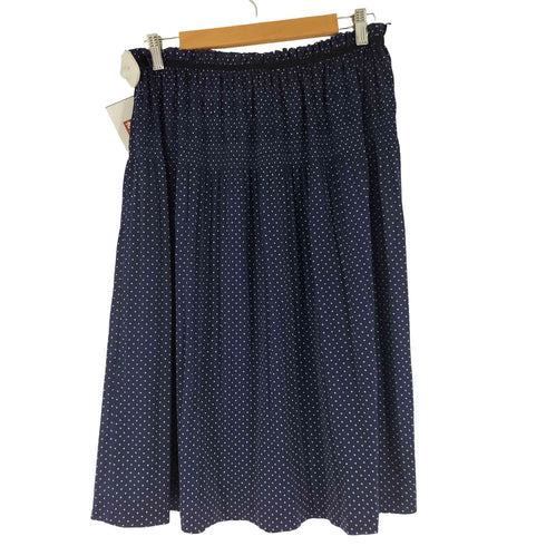 トリココムデギャルソン tricot COMME des GARCONS 12SS ドット柄 フレア ロング スカート レディース JPN:M