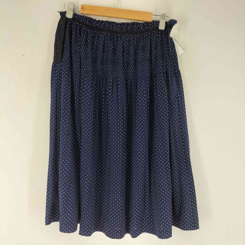 トリココムデギャルソン tricot COMME des GARCONS 12SS ドット柄 フレア ロング スカート レディース JPN:M