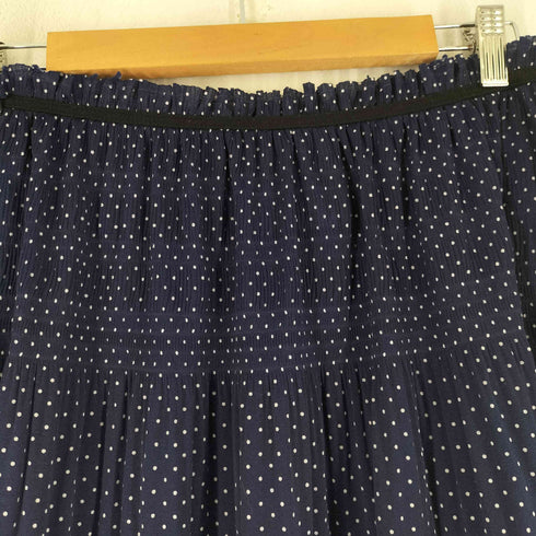 トリココムデギャルソン tricot COMME des GARCONS 12SS ドット柄 フレア ロング スカート レディース JPN:M