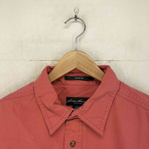 エディーバウアー Eddie Bauer 2ポケ フラップ ショートスリーブシャツ メンズ JPN:L