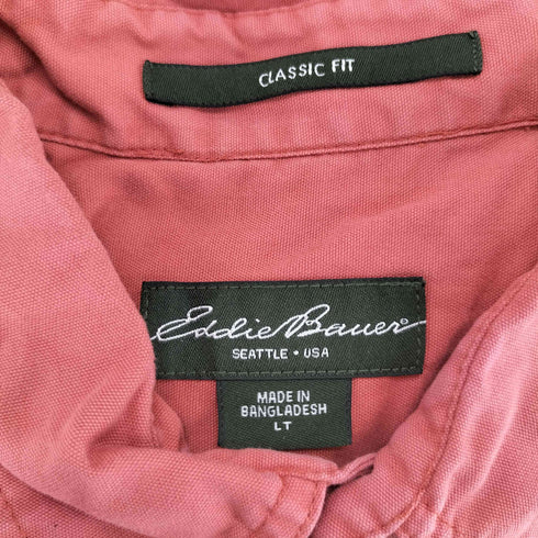 エディーバウアー Eddie Bauer 2ポケ フラップ ショートスリーブシャツ メンズ JPN:L