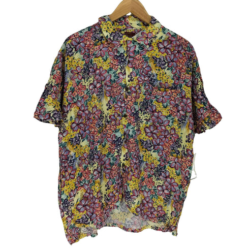 Fair Isle Square ループカラー 総柄 アロハシャツ メンズ