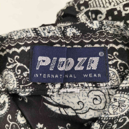 PIDOZA 象柄 エスニック アロハシャツ メンズ