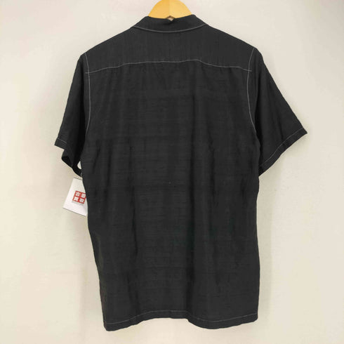 コムデギャルソンオム COMME des GARCONS HOMME 03SS 田中オム daytime evening デイタイムイブニング 製品染め シルク オープンカラー半袖シャツ メンズ JPN:S