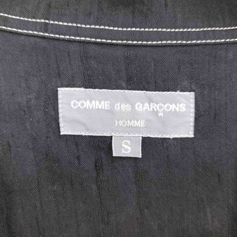 コムデギャルソンオム COMME des GARCONS HOMME 03SS 田中オム daytime evening デイタイムイブニング 製品染め シルク オープンカラー半袖シャツ メンズ JPN:S