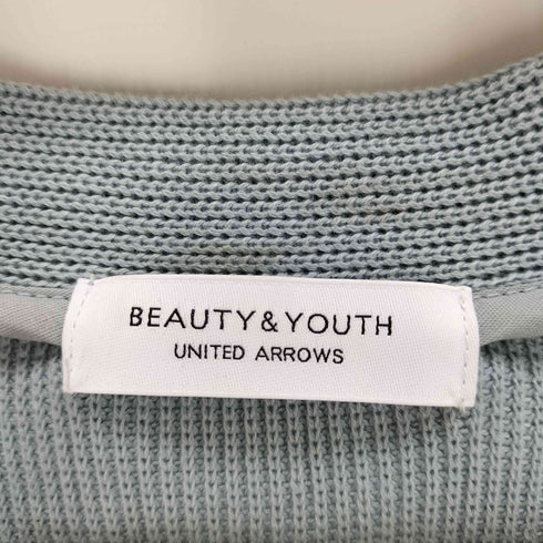 ビューティーアンドユースユナイテッドアローズ BEAUTY & YOUTH UNITED ARROWS シルケット アゼ ノーボタン カーディガン メンズ L