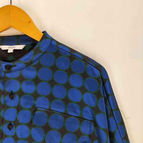 アンスリード UN3D. JACQUARD SHIRTS BLOUSON ジャカード シャツ ブルゾン レディース FREE