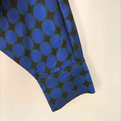 アンスリード UN3D. JACQUARD SHIRTS BLOUSON ジャカード シャツ ブルゾン レディース FREE