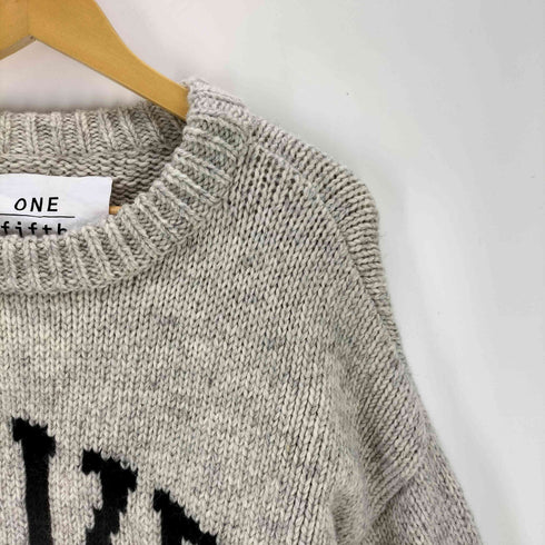 ワンフィフス ONE fifth COLLEGE KNIT DUKE ウールニットセーター レディース 2