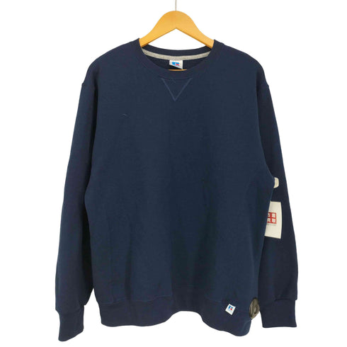 ラッセルアスレチック RUSSELL ATHLETIC 00S 前Vガゼット クルーネックスウェット メンズ import:L