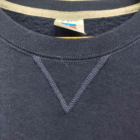 ラッセルアスレチック RUSSELL ATHLETIC 00S 前Vガゼット クルーネックスウェット メンズ import:L