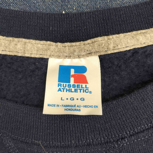 ラッセルアスレチック RUSSELL ATHLETIC 00S 前Vガゼット クルーネックスウェット メンズ import:L