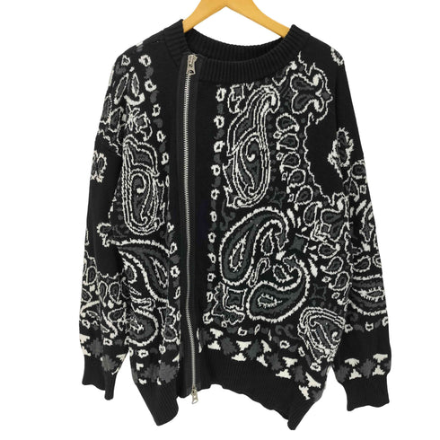 サカイ Sacai 22SS Bandana Knit Blouson バンダナ ニット ブルゾン メンズ JPN:3