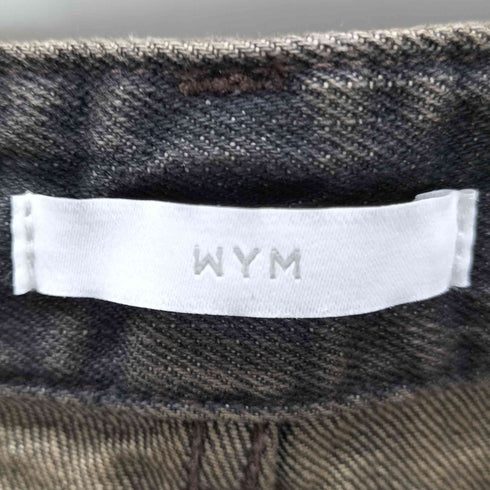 ウィムバイリドム WYM LIDNM VINTAGE WASHED CURVED DENIM ヴィンテージ ウォッシュド カーブ デニム メンズ JPN:M