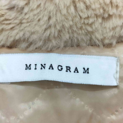 MINAGRAM ミナグラム フェイクファー ジャケット レディース