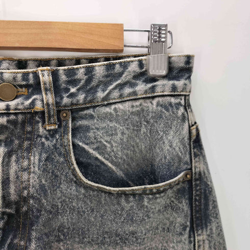ウィムバイリドム WYM LIDNM VINTAGE WASHED CURVED DENIM ヴィンテージ ウォッシュド カーブ デニム メンズ JPN:M