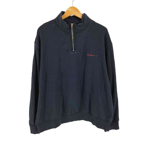 FEUERWEHR ドイツ 消防隊 ハーフジップ スウェット メンズ 3XL