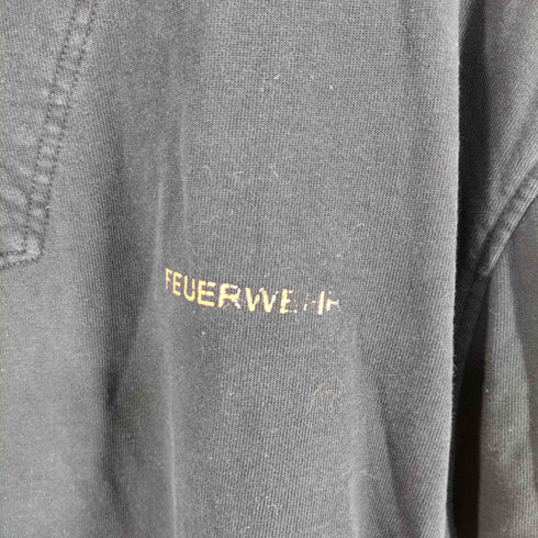 FEUERWEHR ドイツ 消防隊 ハーフジップ スウェット メンズ 3XL