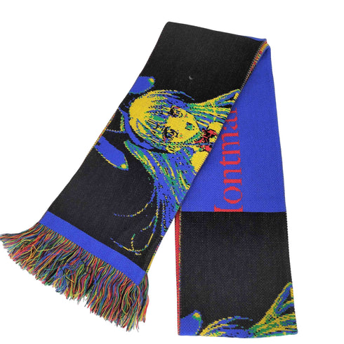 MONTMARTRE NEW YORK モンマルトルニューヨーク Bunnies Scarf キャラクター刺繍 スカーフ マフラー メンズ