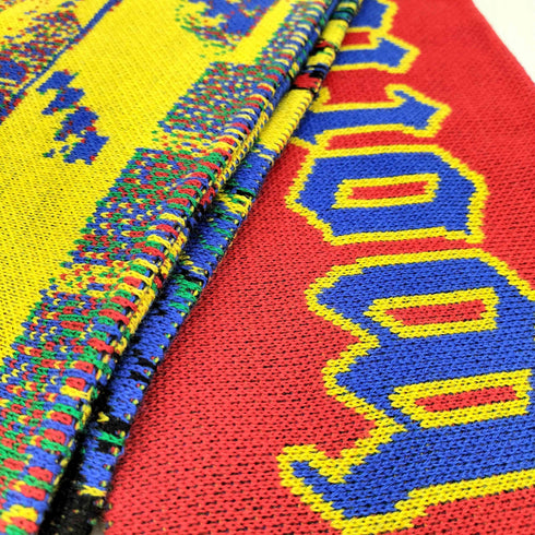 MONTMARTRE NEW YORK モンマルトルニューヨーク Bunnies Scarf キャラクター刺繍 スカーフ マフラー メンズ