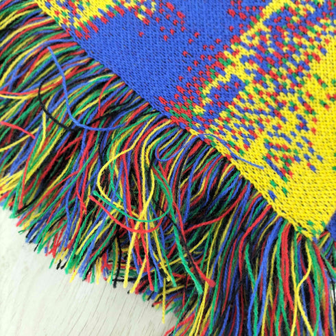 MONTMARTRE NEW YORK モンマルトルニューヨーク Bunnies Scarf キャラクター刺繍 スカーフ マフラー メンズ