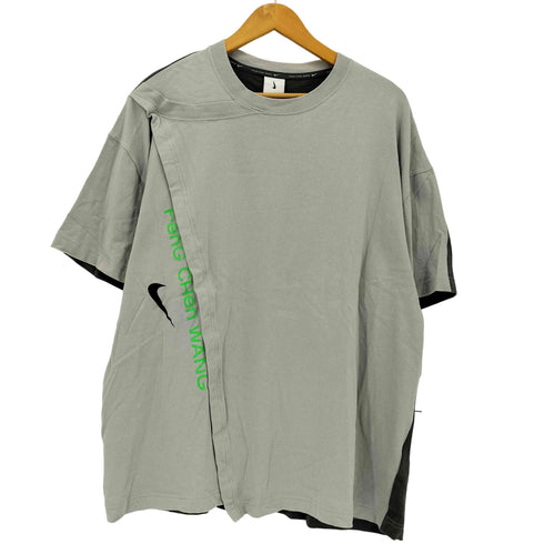 フェンチェンワン Feng Chen Wang クレイジーパターン クルーネック 半袖Tシャツ メンズ L