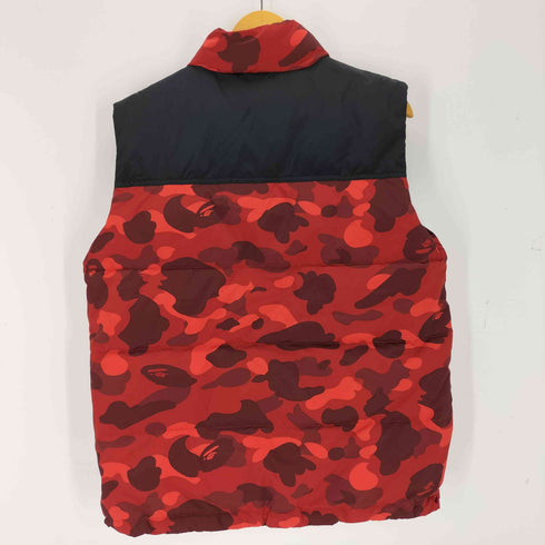 アベイシングエイプ A BATHING APE COLOR CAMO DOWN VEST カラーカモ ダウン ベスト メンズ JPN:S