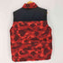 アベイシングエイプ A BATHING APE COLOR CAMO DOWN VEST カラーカモ ダウン ベスト メンズ JPN:S