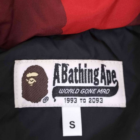 アベイシングエイプ A BATHING APE COLOR CAMO DOWN VEST カラーカモ ダウン ベスト メンズ JPN:S