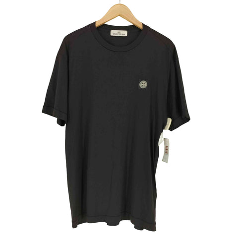 ストーンアイランド STONE ISLAND 24SS ロゴ刺繍 クルーネック Tシャツ メンズ import:L