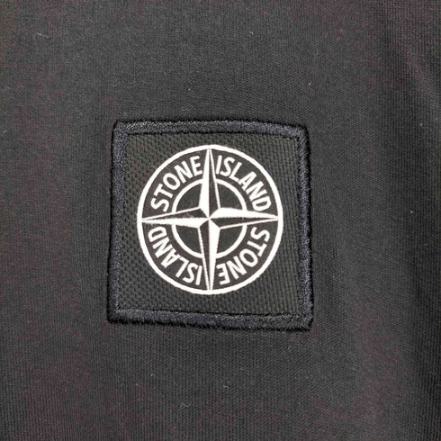 ストーンアイランド STONE ISLAND 24SS ロゴ刺繍 クルーネック Tシャツ メンズ import:L
