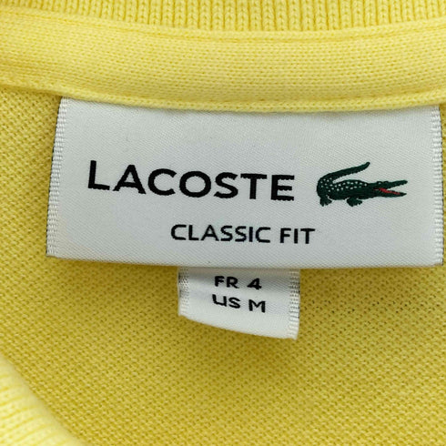 ラコステ LACOSTE CLASSIC FIT ロゴ 刺繍 鹿の子 ポロシャツ メンズ import:M