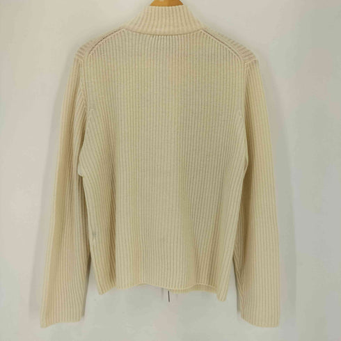 ジョゼフオム JOSEPH HOMME 上質畦編みウール ニット ジャケット カーディガン メンズ 48