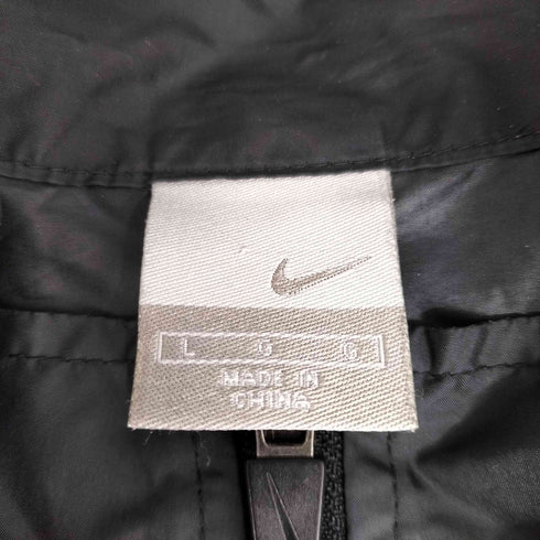 ナイキ NIKE 00S スウッシュ刺繍 パイピング ナイロンジャケット メンズ JPN:L