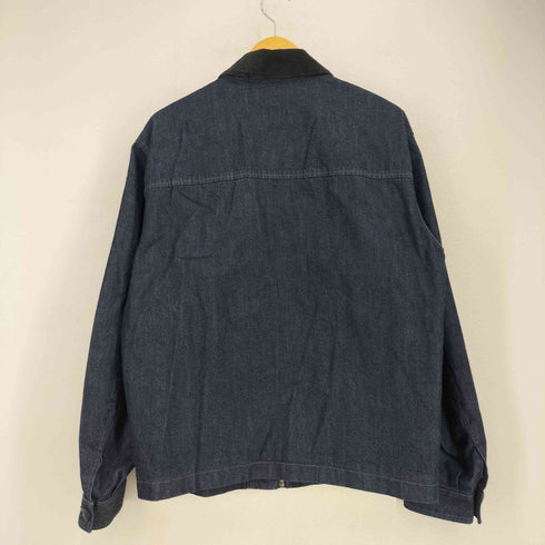 ユニクロ UNIQLO デニム地 ジップアップショートブルゾン メンズ JPN:L