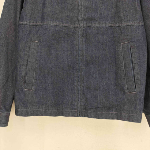 ユニクロ UNIQLO デニム地 ジップアップショートブルゾン メンズ JPN:L