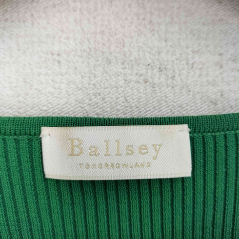 ボールジィトゥモローランド Ballsey TOMORROWLAND マテリアルコンビ Vネックワンピース レディース JPN:36