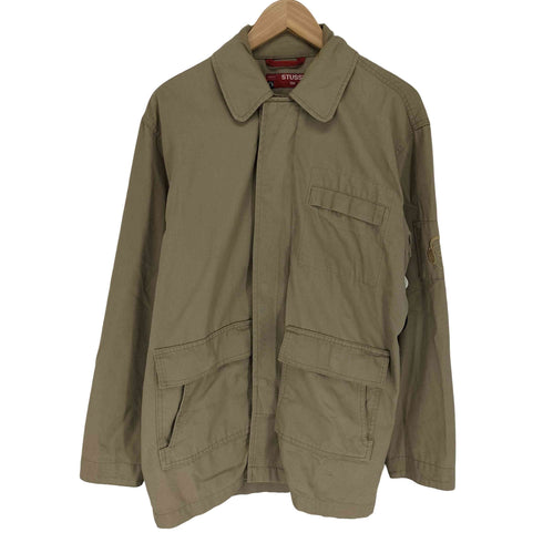 ステューシー Stussy 90-00S USA製 WORK/S 比翼 ワーク ジャケット メンズ SM
