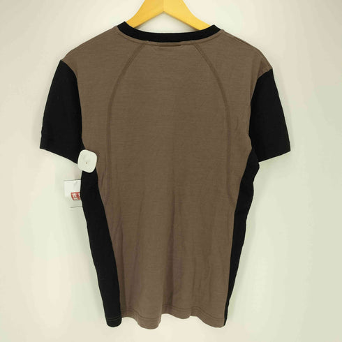 KATHMANDU MERINO ツートン 半袖 ニット メンズ import:M