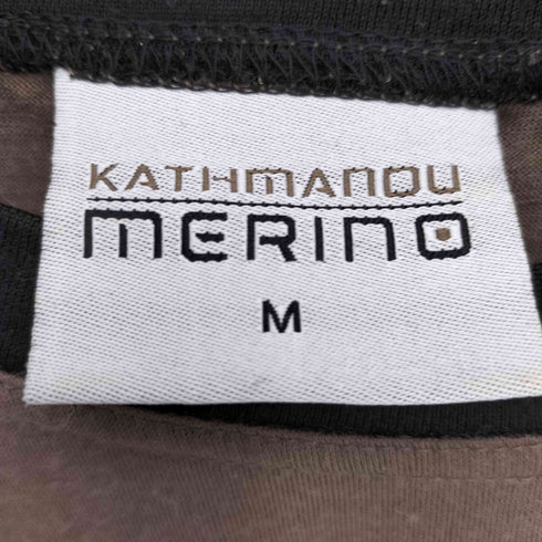 KATHMANDU MERINO ツートン 半袖 ニット メンズ import:M