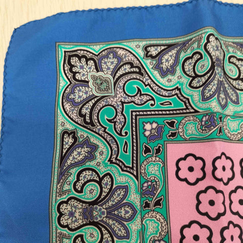 エトロ ETRO ペイズリー シルク ハンカチ レディース