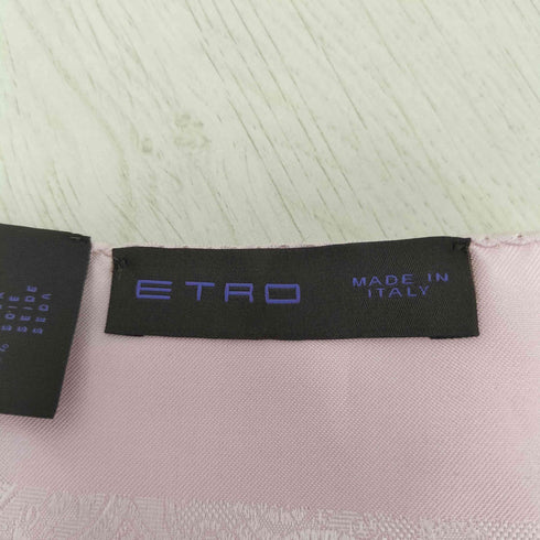エトロ ETRO ペイズリー シルク ハンカチ レディース