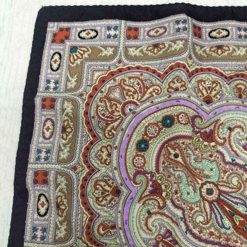 エトロ ETRO ペイズリー シルク ハンカチ レディース